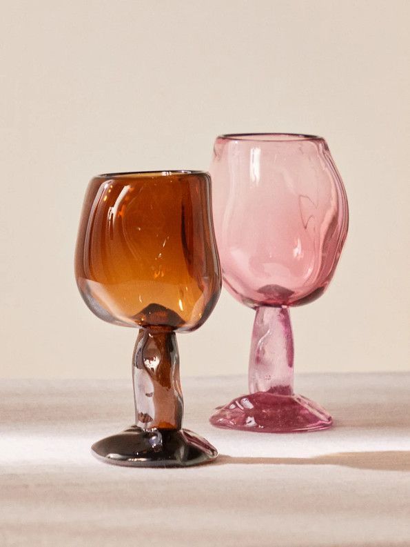 Blown Uneven Glass