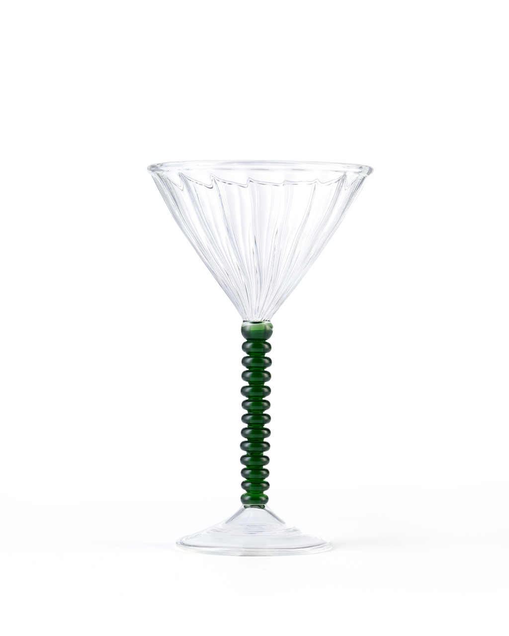 Crystal Crush Beads Tall Glass Set of 2