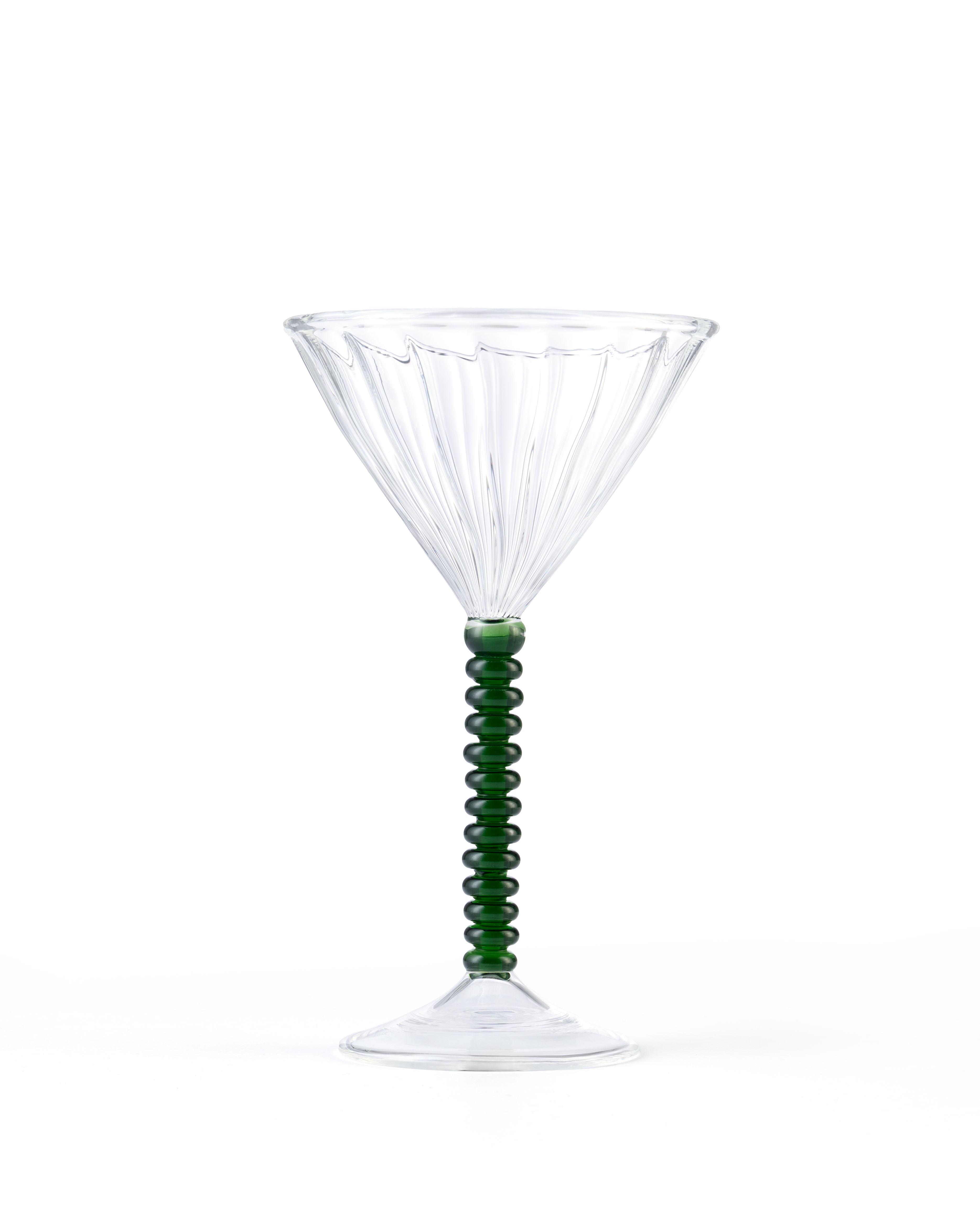 Crystal Crush Beads Tall Glass Set of 2