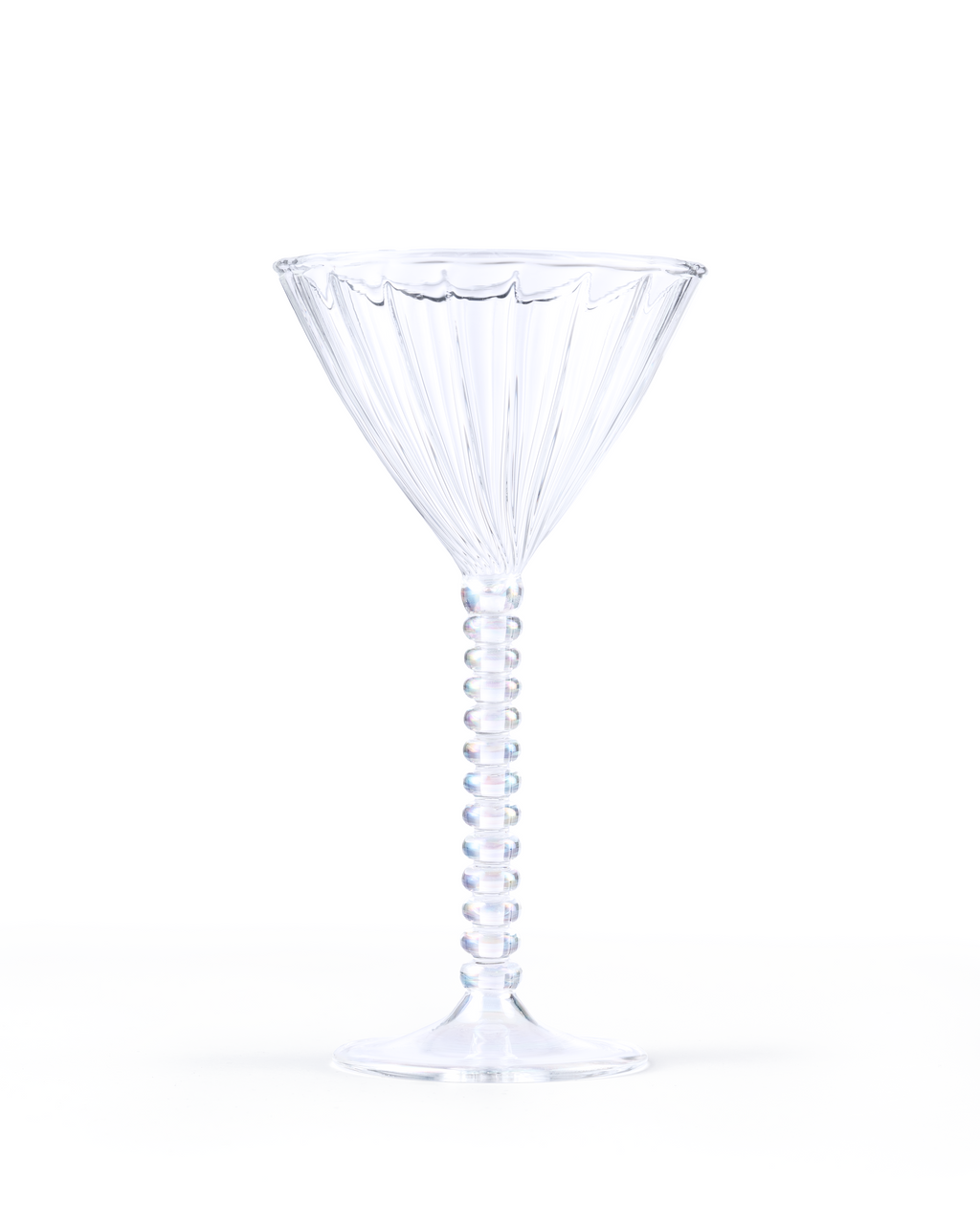 Crystal Crush Beads Tall Glass Set of 2