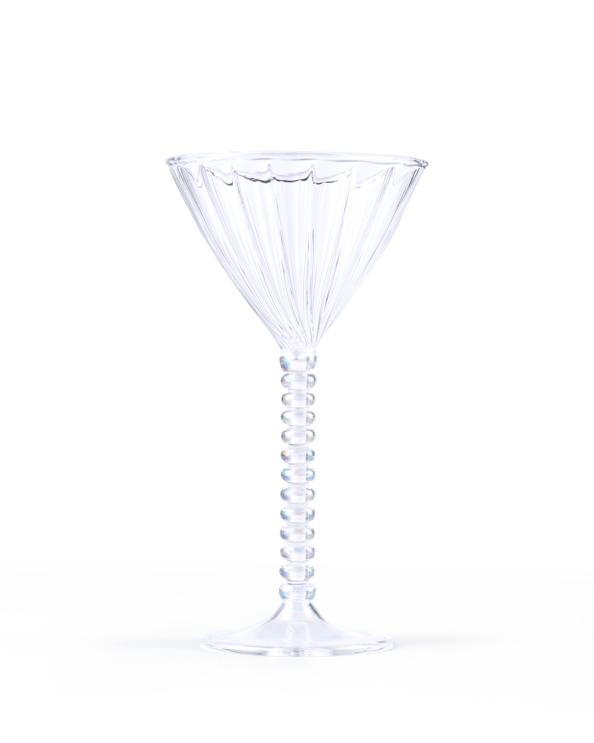 Crystal Crush Beads Tall Glass Set of 2